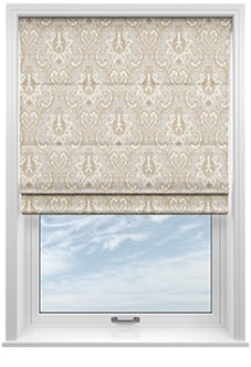 Tegola, Natural - Twist&Fit Roman Blind